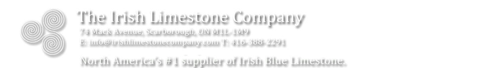 <h1> Products Page, North America's #1 Supplier of Irish Blue Limestone. info@irishlimestonecompany.com<h1>